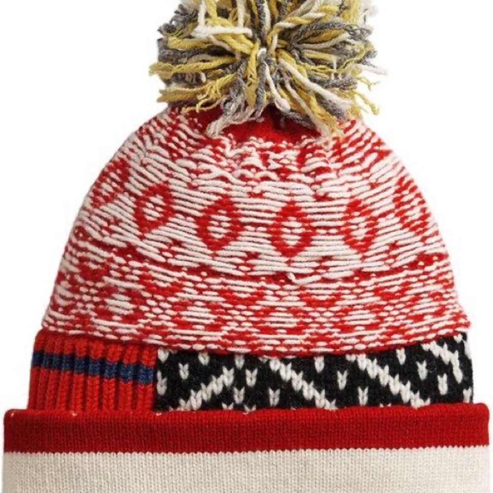 Burberry London Multi-Color Mixed Fairisle Beanie BNWT